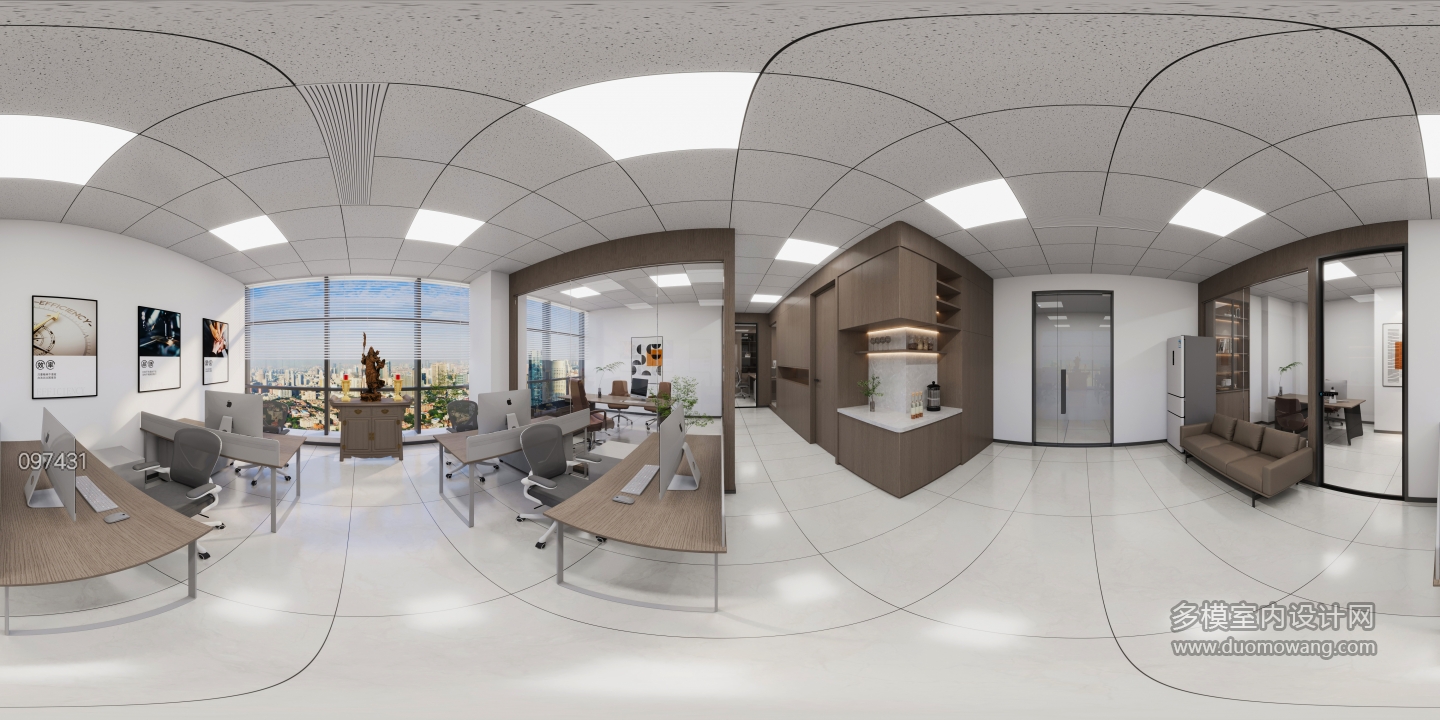 办公区全景