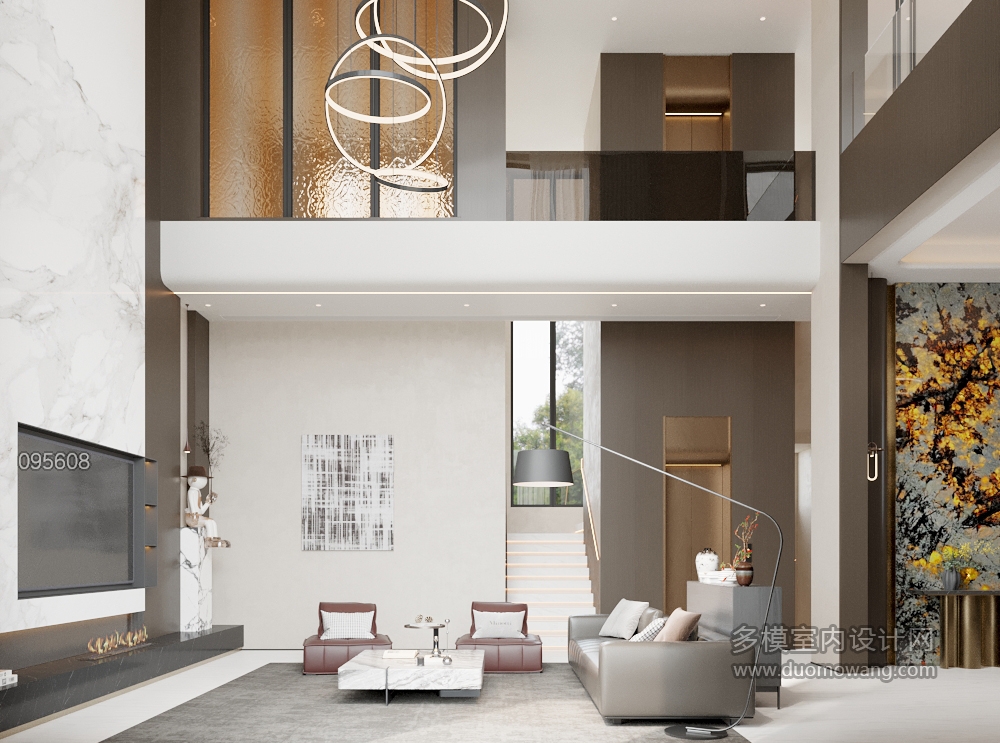 现代1楼客厅单张