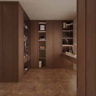 二楼主卧衣帽间