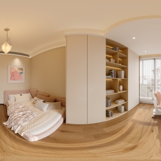 现代小孩房全景