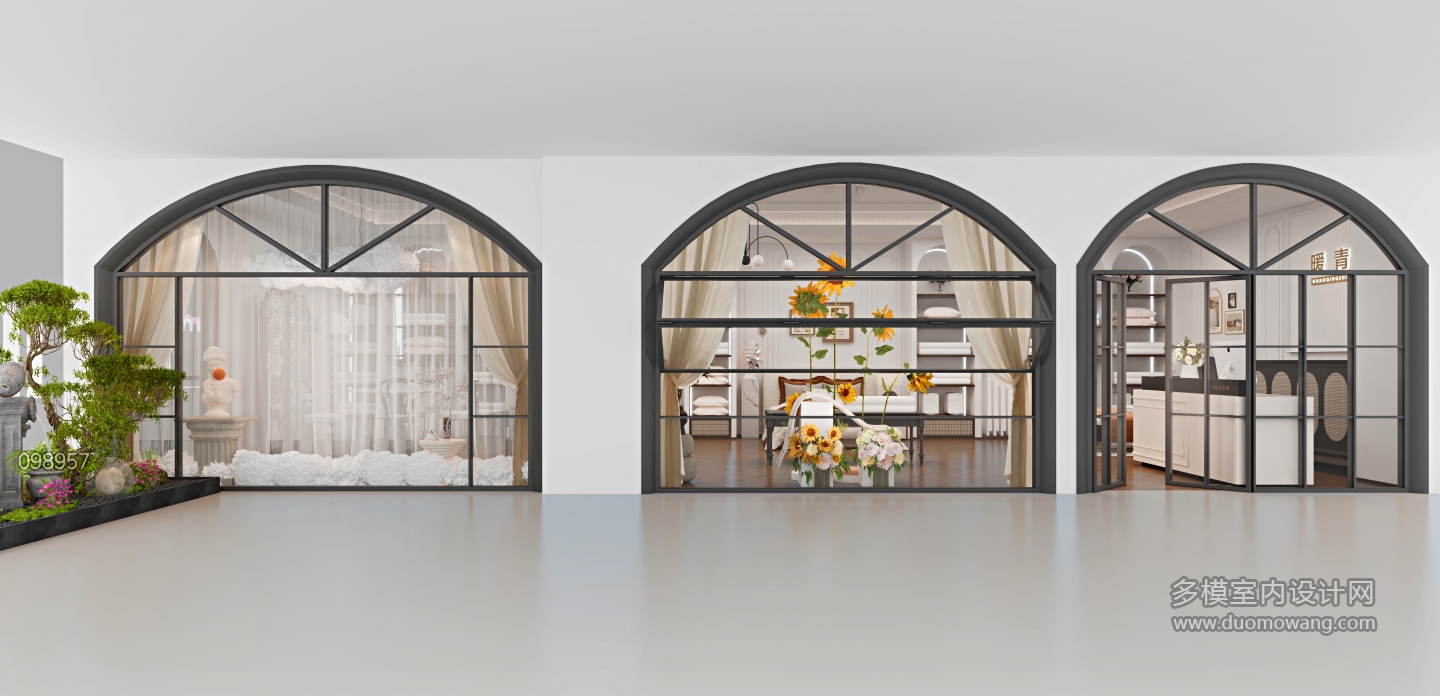 法式 家纺 门头