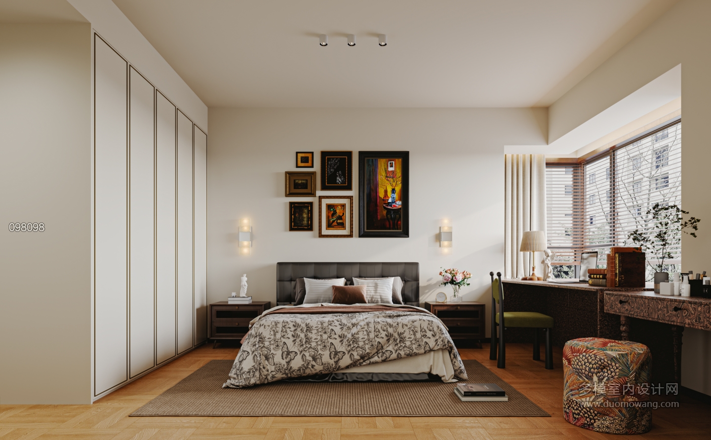 老钱风主卧特写