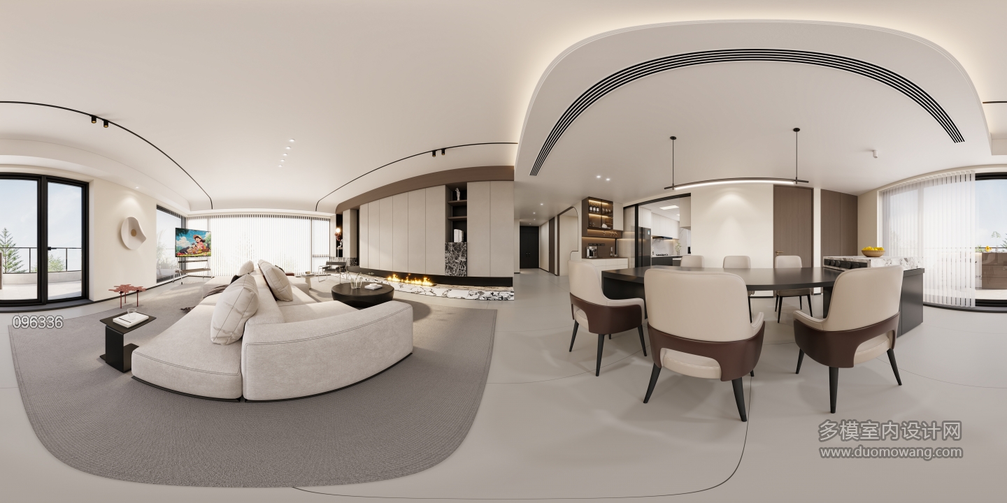 现代客餐厅-全景