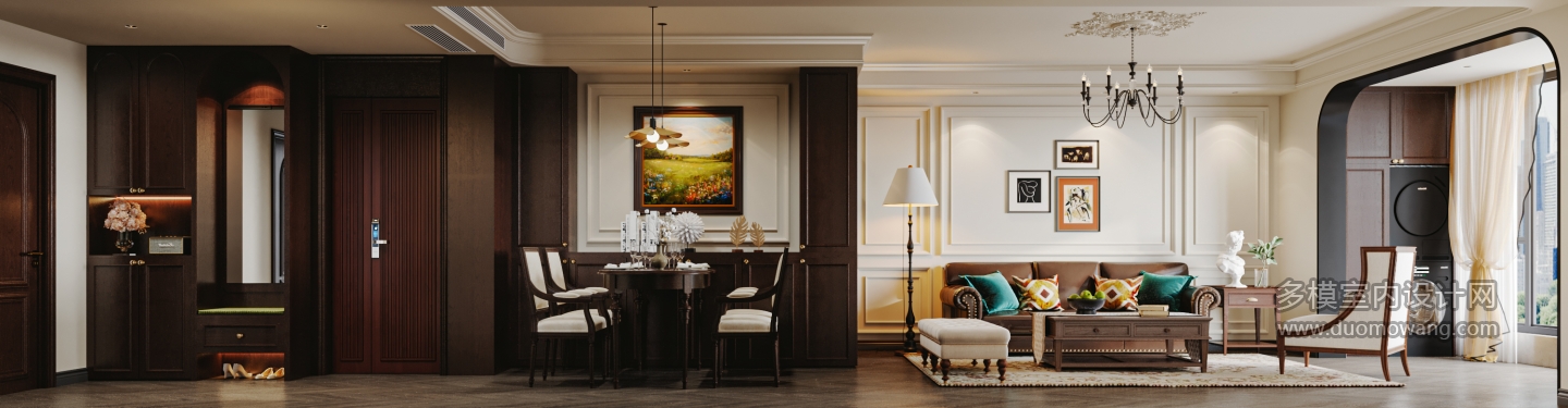 美式客餐厅特写