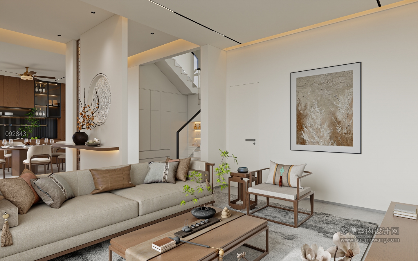 西阳自建房2改_一层客厅002 拷贝