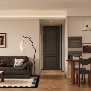 中古风沙发背景