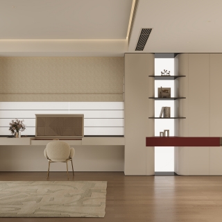 一楼主卧床尾背景