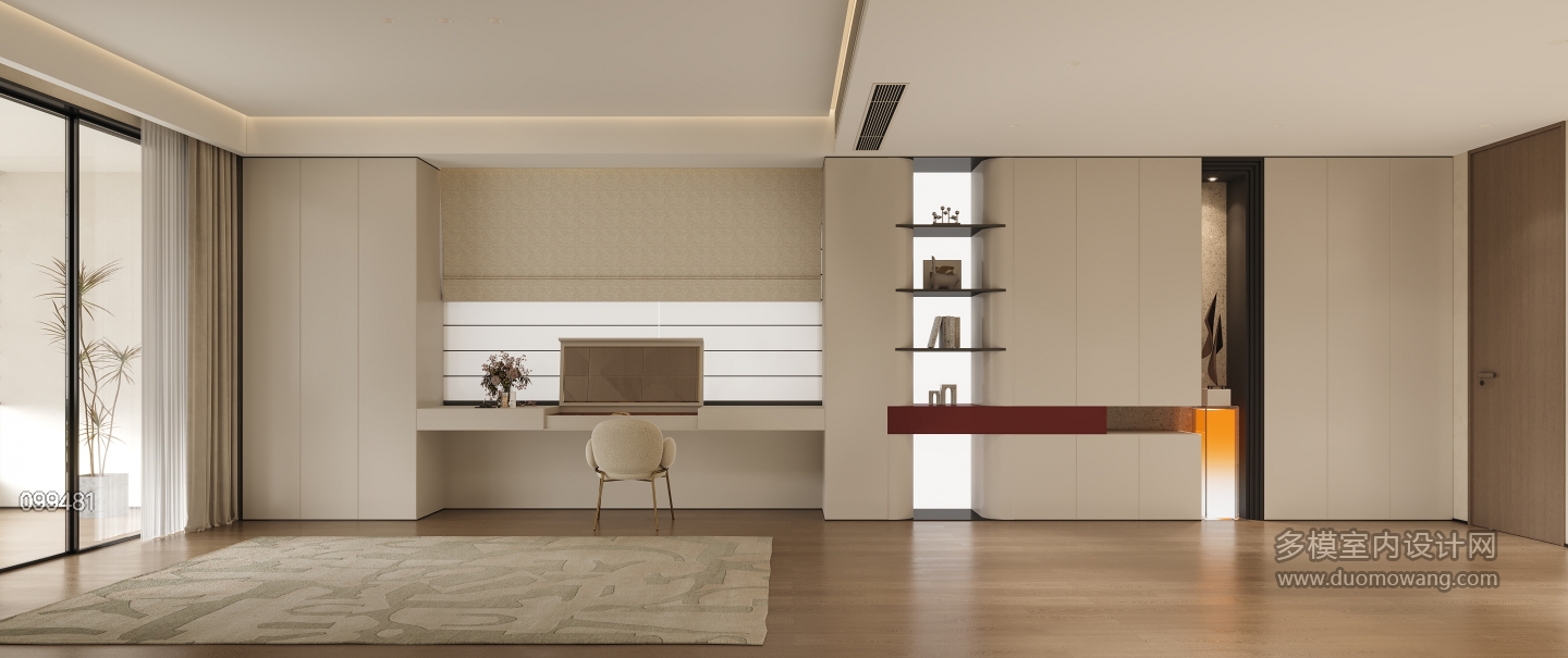 一楼主卧床尾背景