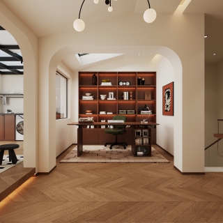 现代二楼起居室单张