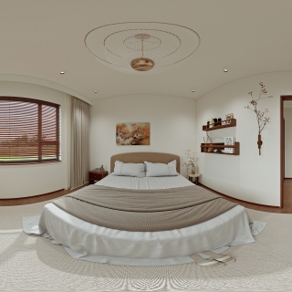 多彩一号3改414_二层主卧室