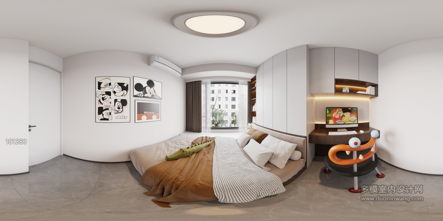 12现代儿童房全景