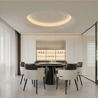 现代极简餐厅