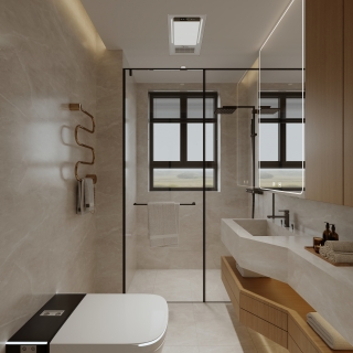 二楼 现代 客卫 单张