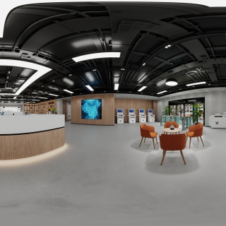 现代-政务大厅全景