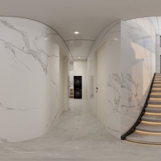 现代二楼楼梯间