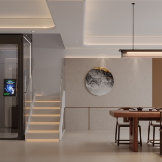 现代一楼茶室特写1