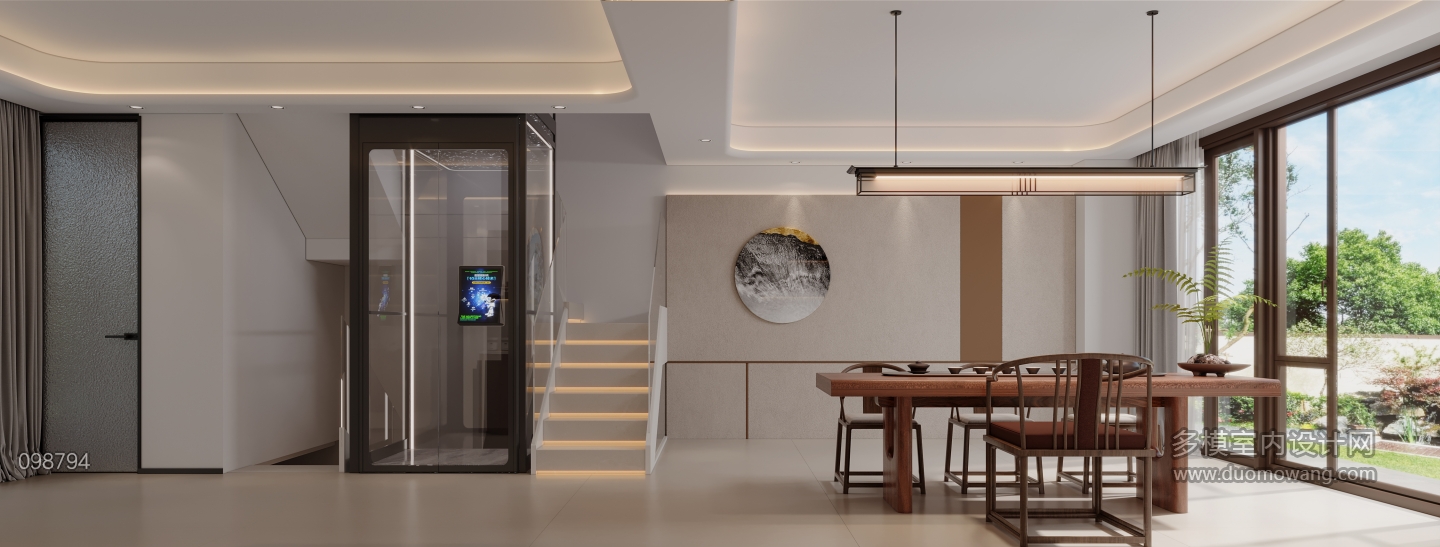 现代一楼茶室特写1