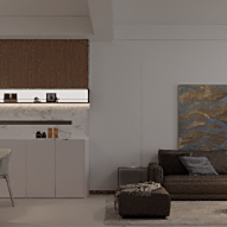 现代客厅沙发墙