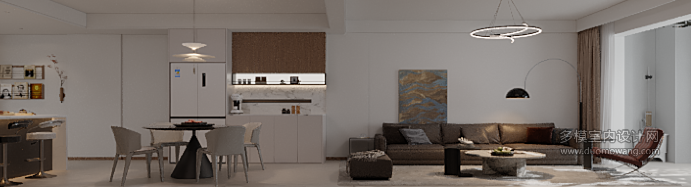 现代客厅沙发墙