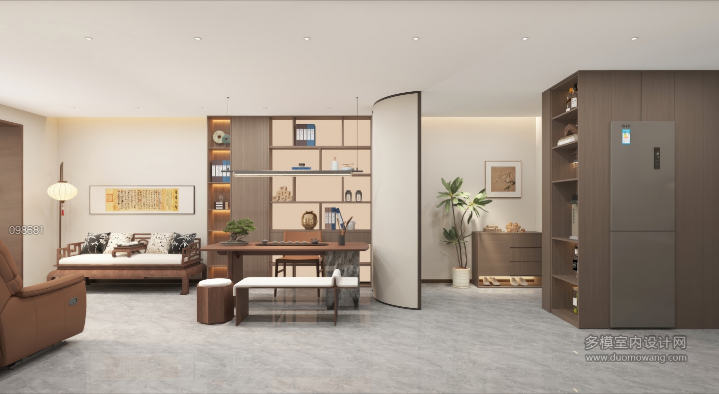 新中式_客餐厅单张