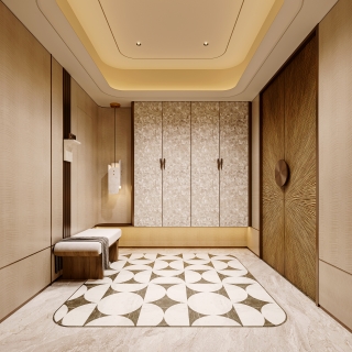 意式轻奢电梯间