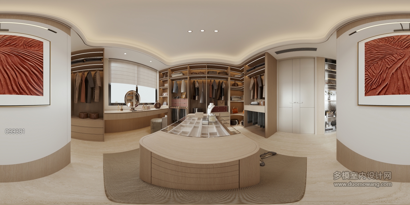 4楼 衣帽间 全景