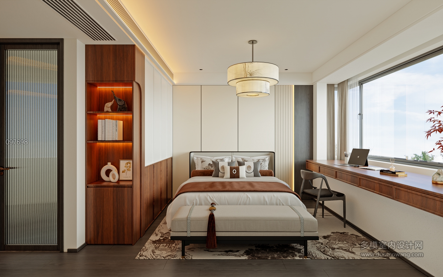 新中式改_主卧室001 拷贝