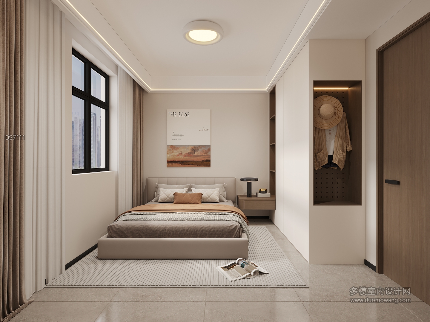 现代卧室1(视角2)