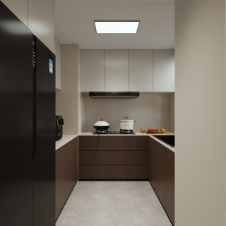 现代 厨房 单张