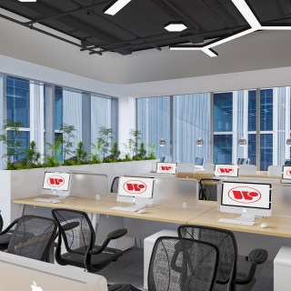 现代办公区二楼单张3