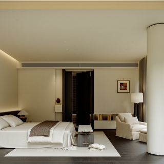 中古风别墅五层主卧