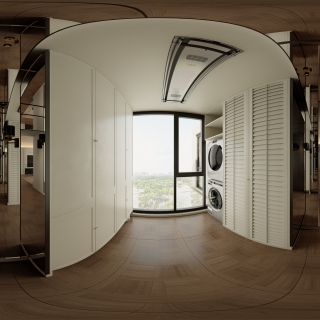 法式门厅全景图