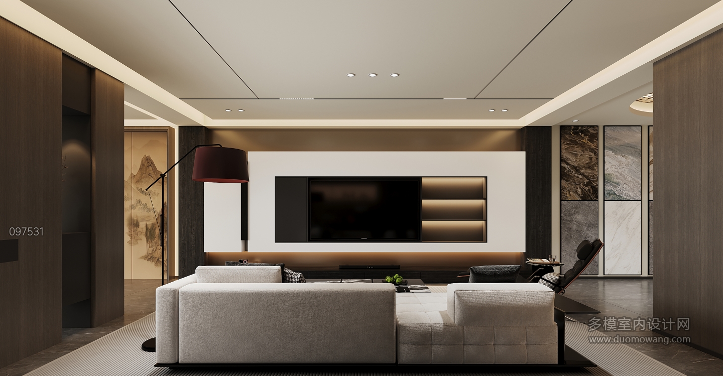 现代办公区单张二