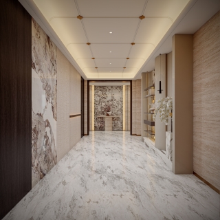 意式别墅一层玄关