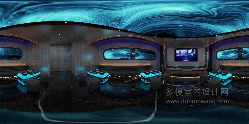 现代工装娱乐 餐饮 包房 健身 (6)