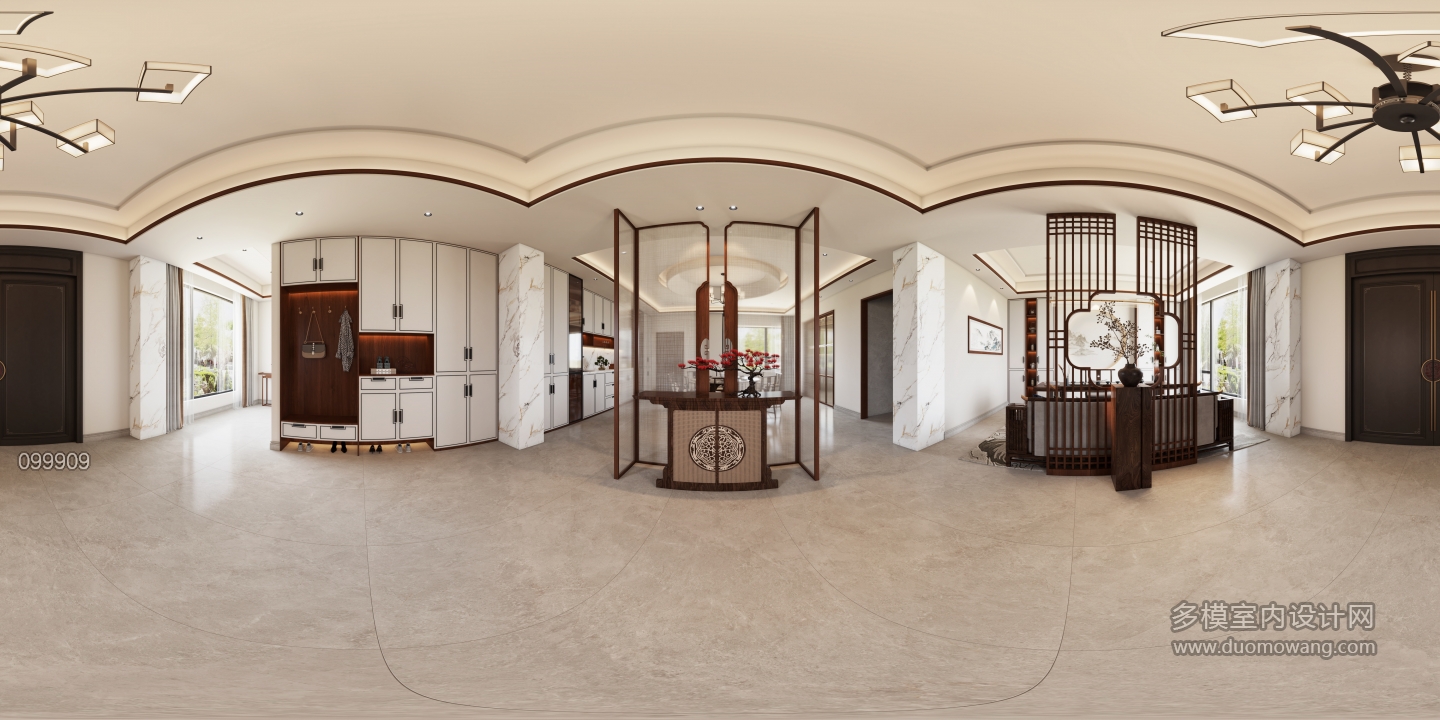 新中式客餐厅全景