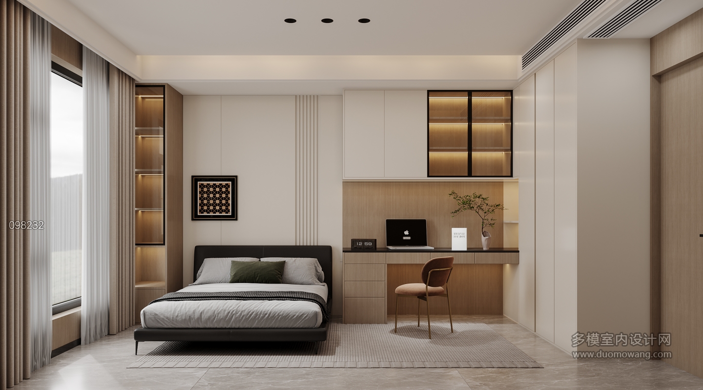 现代-次卧2特写