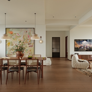 多彩一号3改414_一层客厅002