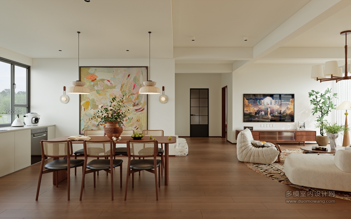 多彩一号3改414_一层客厅002