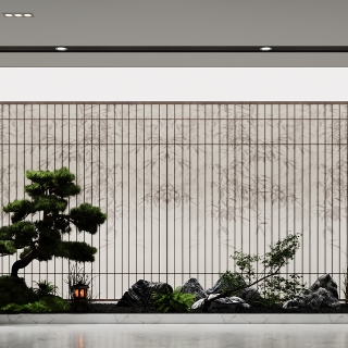 现代办公室二层景观