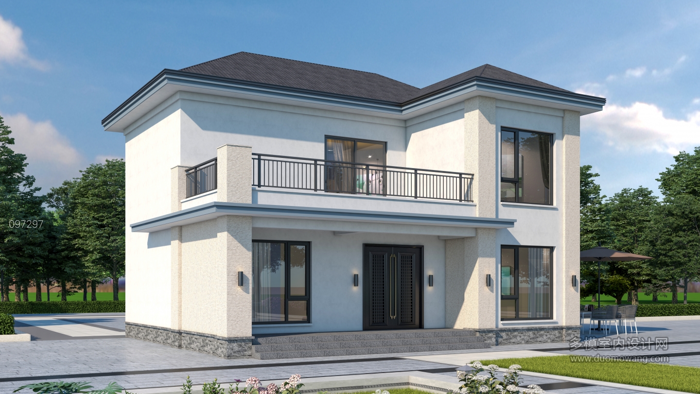 新中式别墅外观