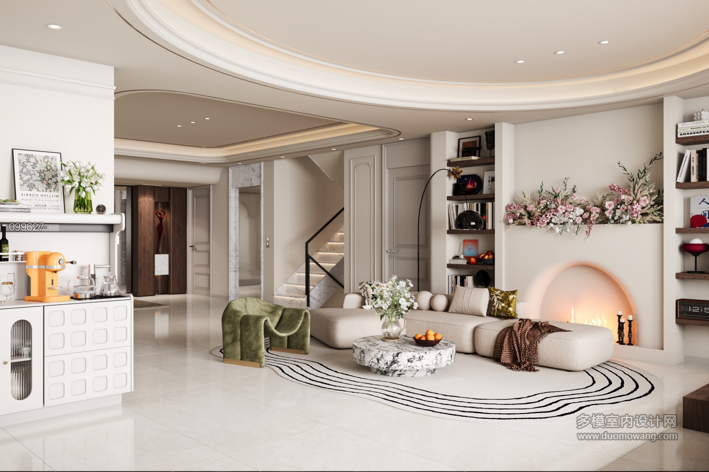 法式负一层特写