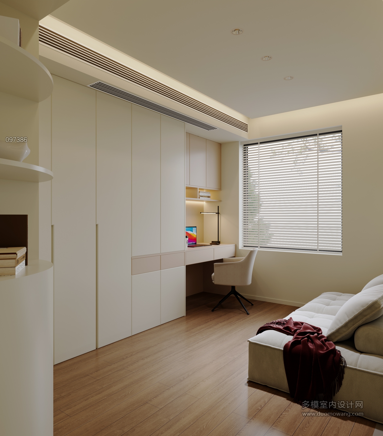 林总李海燕奶油风_单张书房