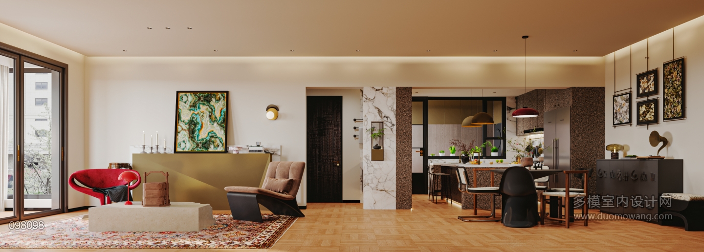 老钱风客厅特写2