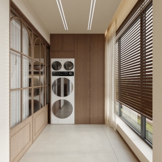 现代 中古风 阳台 单张