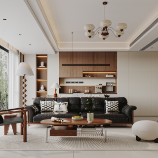 中古风客餐厅特写