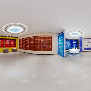 张总药店展厅_360_互动式灯光混合