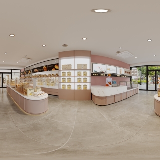 店铺_烘焙店全景