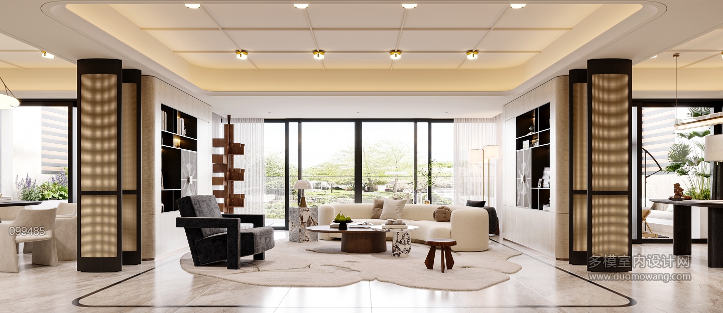 意式轻奢沙发墙