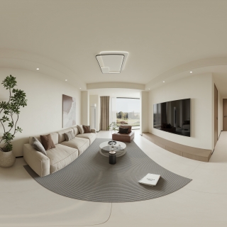 现代 客餐厅 全景